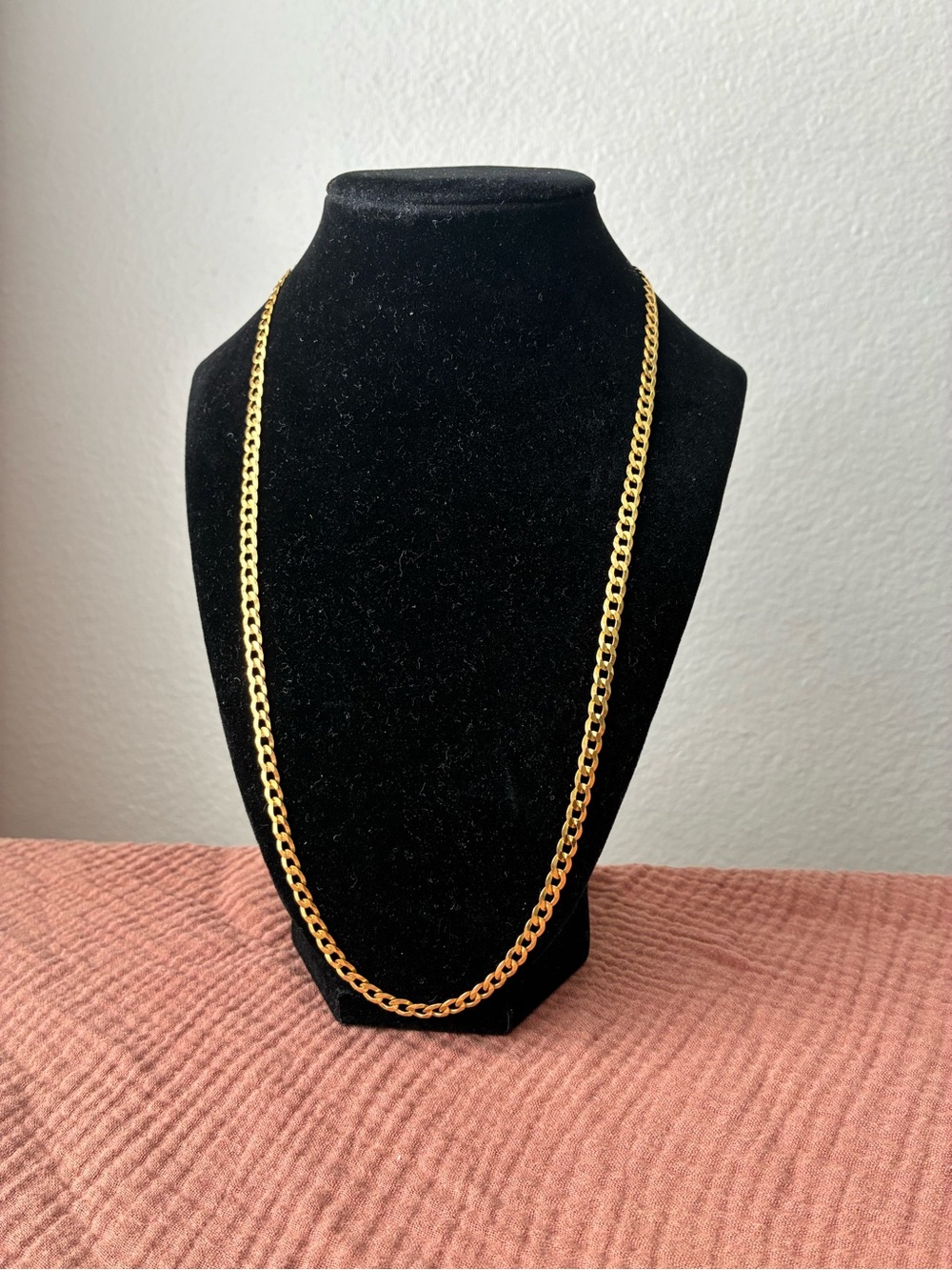 925 Sterling Silver Chain 24” 4.7mm Gold Tone